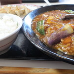 餃子の王将 - 茄子の炸醤麺フェアセットＢ＋餃子３個