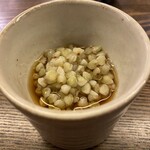 竹ノ下そば - 蕎麦の実のおひたし