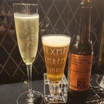 肉割烹 光 - スパークリングワインと飲食店限定ビールガージェリーで乾杯