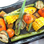 grilled seasonal vegetables