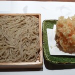 紗羅餐 - 駿河湾「由比港」桜エビのかき揚げ＆二八蕎麦