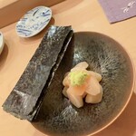 木挽町 とも樹 - 宮城のアイザワ水産の有明海苔。皇室献上海苔の最年少漁師さんです。香りが濃ゆい\(//∇//)\