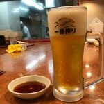味仙 - 生ビール