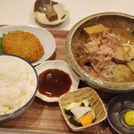 マルとマル たなか - 麦みそおでん定食