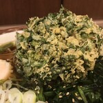 そばの神田 東一屋 - 春菊天に着目する。