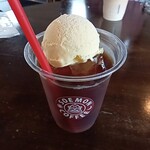 宗右衛門珈琲 - アイスコーヒーアイスクリームトッピング