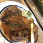 キッチン あずま - チキンソテーガーリックソースリフト