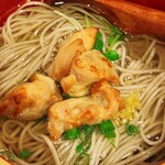 小料理と牛タン まっち - 旨い「〆の鶏塩蕎麦」普通盛780円