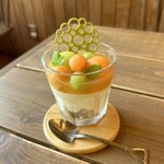 MaSiLo cafe - メロン＆ミント  ティラミス