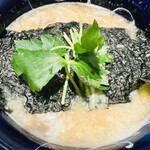 手打うどん あかう - 鶏ミンチと、とろろのすり流しうどん 大盛