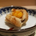 Sushi Tomikawa - 名物 … 穴子ンたま(あなごんたま)