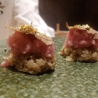 鮨 富かわ - 名物 … マグロッシーニ