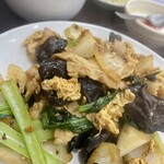 華連河 - キクラゲ豚肉の卵炒め