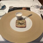 ラ・ブランシュ - ❻イワシとジャガイモの重ね焼き、アンチョビのクリーム、イワシのポタージュ。