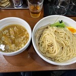 麺家 近 - 『つけ麺 しょうゆ（中盛）』800円