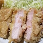 とんかつ六角箸 - 断面図