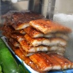 福美鮨 - ネタケースにはギッシリと鰻