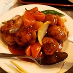 中華料理 八方客 - 麻婆豆腐セットの酢豚