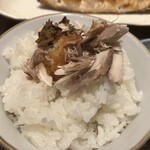 Saba Gin - トロ鯖塩焼き、ご飯