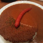 パク森市ヶ谷本店(パク森カレー中盛やや辛＆ソーセージ)