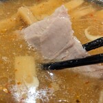Chuuka Soba Aoba - つけ麺スープアップ