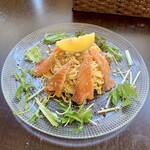 バルバルキッチンアメリ - ランチ：サーモンの冷製パスタ(¥1,380)
