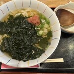 うどん屋 山善 - 梅わかめうどん