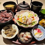 地下食堂mogura - 豚しゃぶ鬼おろしポン酢定食