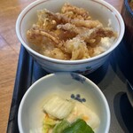 山形蕎麦と串揚げのお店 焔蔵 - ゲソ天丼