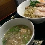 がふうあん - 鶏と白菜の塩つけ麺(2013/9)