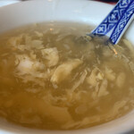 広東厨房 - 玉子スープ(セット)