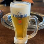 Aji No Kiwami - 生ビール 660円。