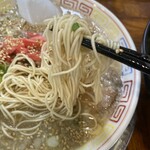 Hidechan Ra-Men - 麺はマルタイ棒ラーメンです　固さはいつも「普通」にします