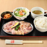 Seiryu Bidori chicken Yakiniku (Grilled meat) set meal (3 types)
