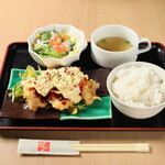 Toriya's chicken nanban set meal