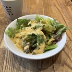 Kamiya Shokudou - サラダ。美味し。