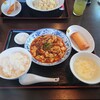Chuugoku Shuka Shige - 麻婆豆腐定食と海鮮春巻き