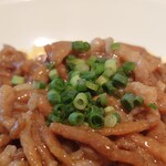 シェフス - しっかりと醤油が効いた肉絲。