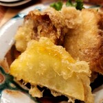 和食処 ゆずり - 角煮の天ぷら