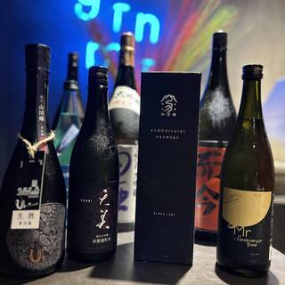 常備30種日本酒!