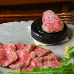 A5 rank Hida beef tagliata