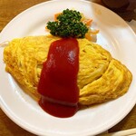 Youshoku Ookawa - オムライス 840円
                        （ランチ みそ汁、ドリンク付）