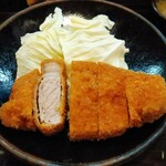 とんかつ山本 - ろーすかつの断面