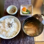 Kominka Kafe Ando Dainingu Bian - お食事セット。