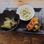 居酒屋 呑兵衛 - お通し3品