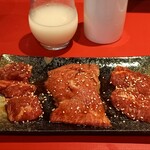 horumonkurabuajikura - カレーイベント限定、おひとりさま用焼き肉セット。