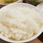 キッチン ブルー グローブ - ご飯大盛りのアップ