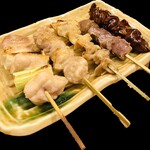 烤鸡肉串拼盘 (Assorted Yakitori Platter)