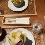GINZA SORA - メロンと桃のパフェ