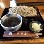 Teuchi Soba Musashiya - かもせいろ、麺大盛り、1,090円＋200円。